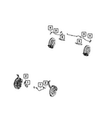 68376728AE - Electrical: Wheel Speed Sensor for Mopar Image