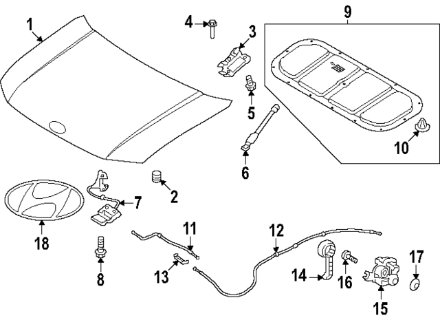 81161R6000 - : Strut Support for Hyundai Image