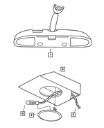 5027213AA - Electrical: Inside Rear View Mirror for Chrysler: PT Cruiser | Dodge: Viper Image