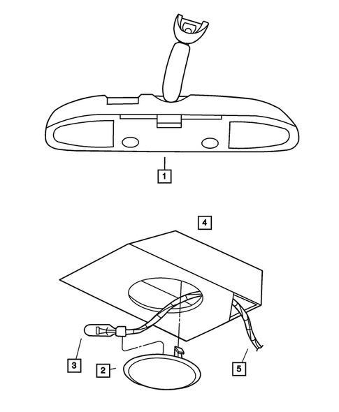 Lamps - Front, Rear and Courtesy for 2001 Dodge Viper #2