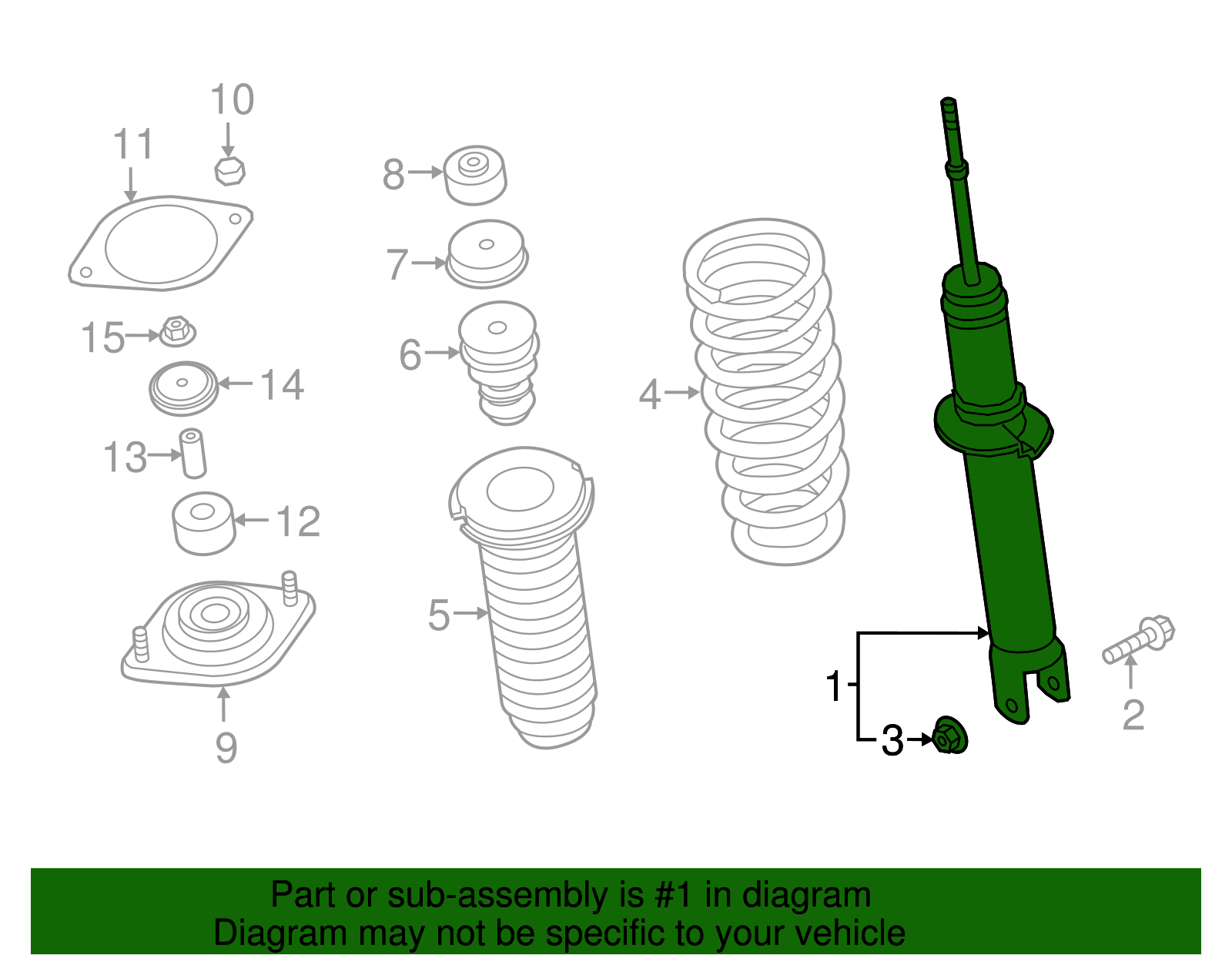 NC9H-28-70XB - Suspension Shock Absorber - 2016-2024 Mazda