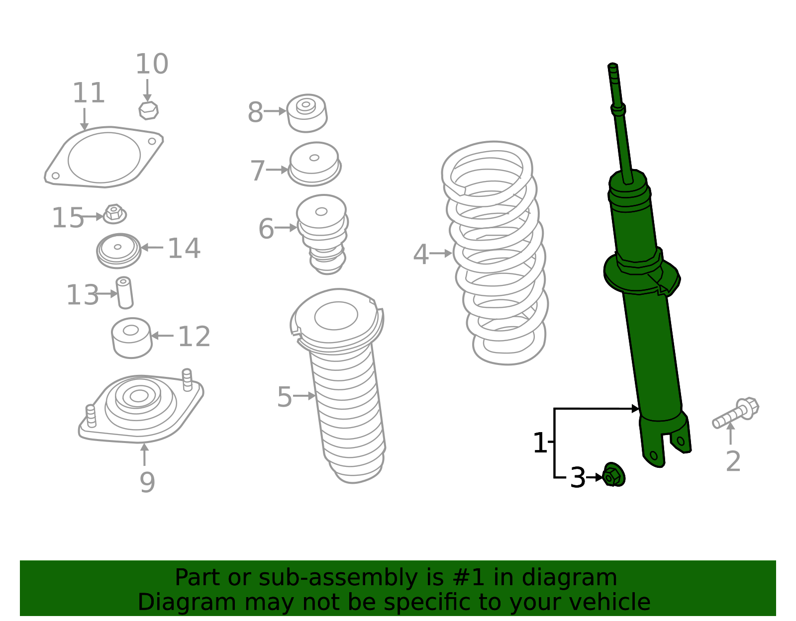 NA1J-28-70XA - Strut - 2016-2020 Mazda MX-5 Miata | Mazda Parts Factor