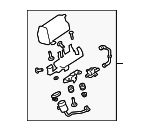 LR174755 - Emission System: Vapor Canister for Land Rover: Discovery, Range Rover, Range Rover Sport Image