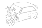 9833691 - : Cardboard for Mercedes-Benz Image