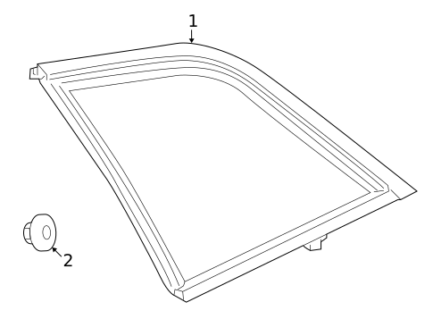 Glass & Hardware for 2008 Saturn Vue #0