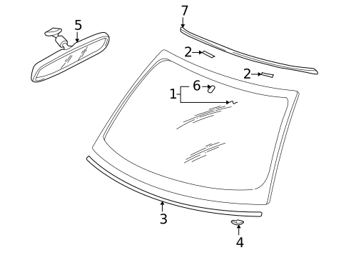 Reveal Moldings for 2002 Mitsubishi Eclipse #0