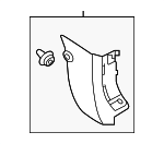 669011GR0A - Body: Kick Panel Trim for Nissan: Murano Image