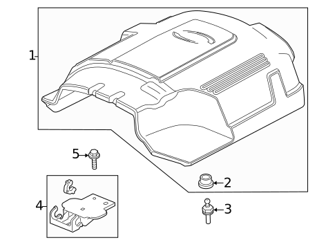 Engine Appearance Cover for 2008 Chevrolet Suburban 1500 #0