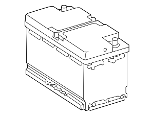 9825131 - : Vehicle Battery for Mercedes-Benz Image