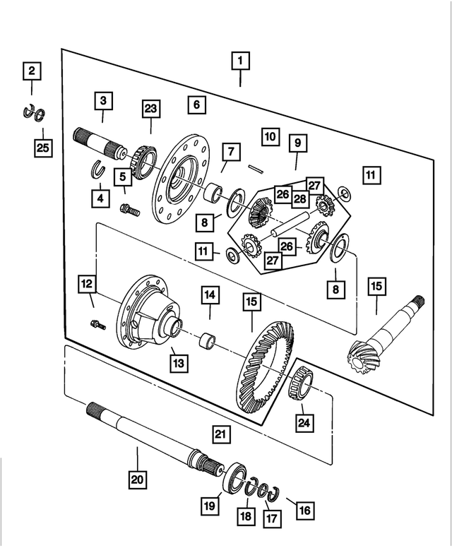 4567505 - Automatic Transaxle 4 Speed: Transfer Front Case for Mopar Image