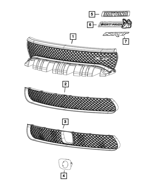 Grilles for 2018 Dodge Charger #0