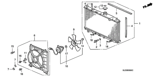 Radiator for 1992 Acura Vigor #0