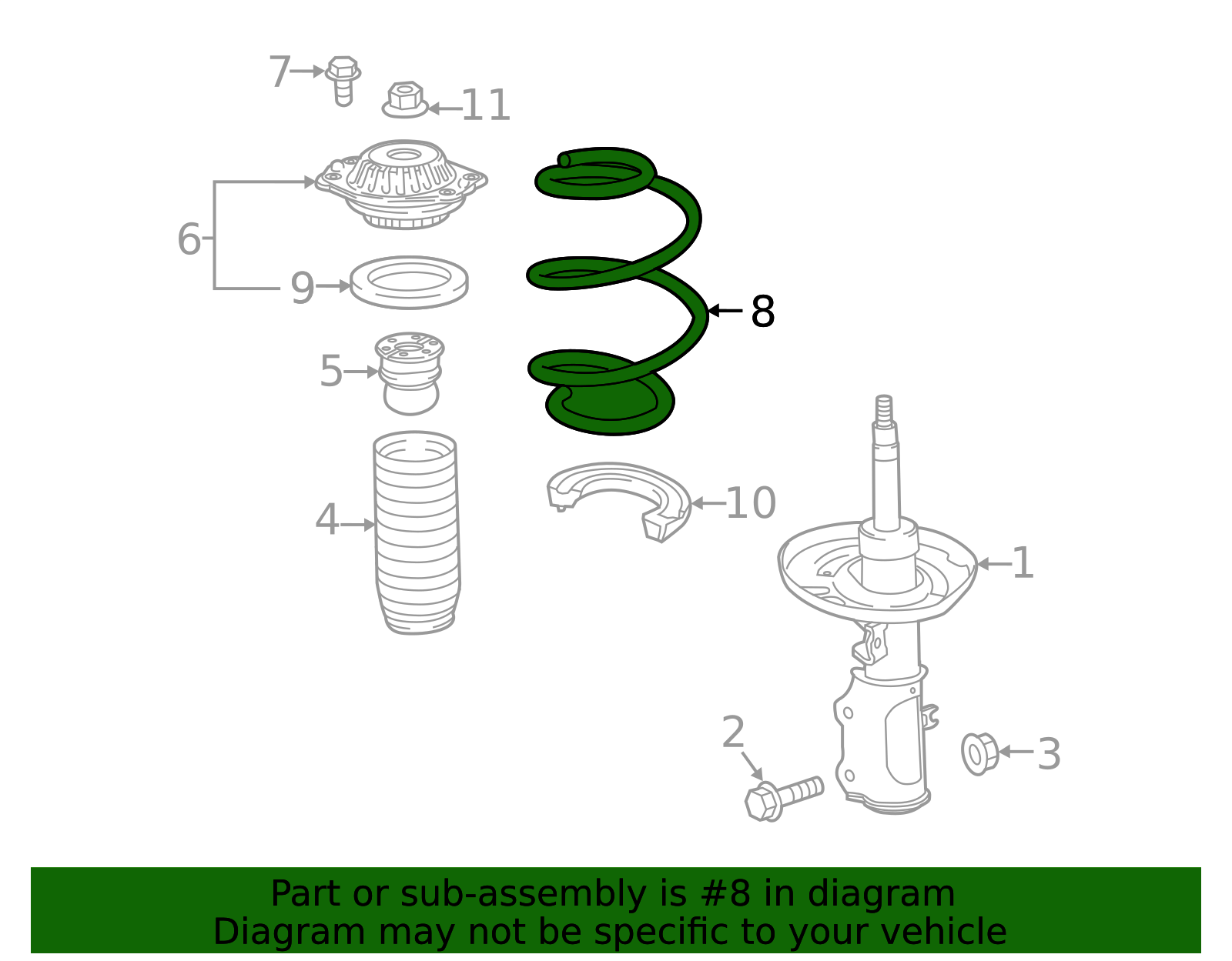 80374 Spring Coil Spring – OEM Suspension Load Support for GM | AutoNation Parts