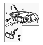 31335244 - : 2006 2007 Volvo V50 - Headlamp Assembly for Volvo: V50 Image