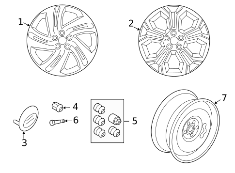 Wheels for 2023 Land Rover Range Rover Evoque #2
