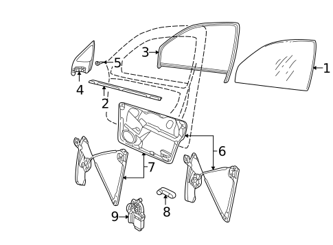 Doors for 2000 Volkswagen Golf #0