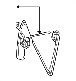 1J3837730BA - Body: Window Regulator for Volkswagen Image