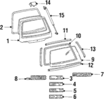 BF6751720A - Body: Nameplate for Mazda: 323 Image