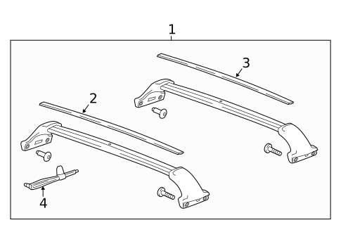 Luggage Carrier for 2018 Cadillac XT5 #0