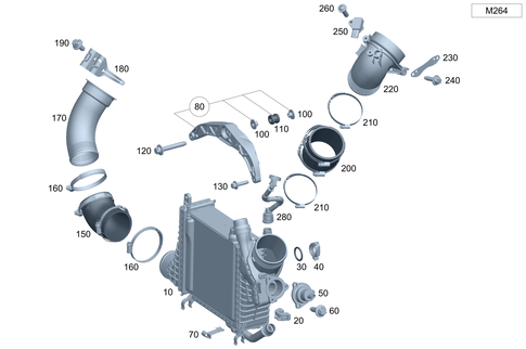 Charge Air Cooling for 2021 Mercedes-Benz GLC300 #0