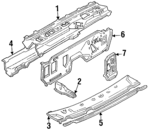 F2TZ1502010A - Body: Cowl Top Panel for Ford: Bronco, F-150, F-250, F-250 HD, F-350, F-Super Duty Image