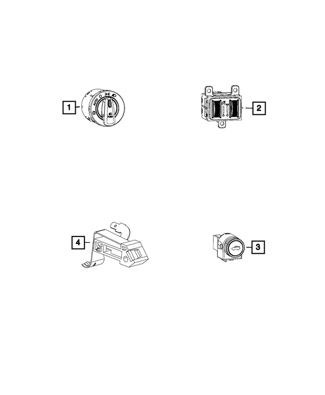 5189366AB - Electrical: Parking Brake Switch for Mopar Image image