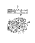 R8036072AA - : Long Block Engine for Mopar Image