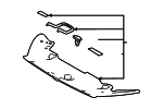 532950E180 - Body: Sight Shield for Lexus Image