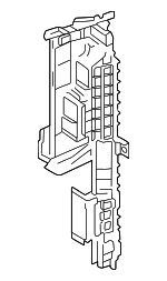 16595F0670 - Body: Side Air Baffle for Lexus: TX550h+ Image