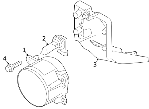 Fog Lamps for 2010 Ford Focus #1