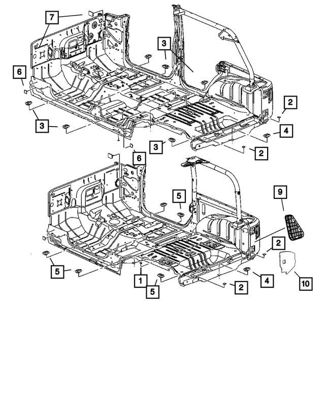55397397AB - Body Sheet Metal Except Doors: Foam Seal for Mopar Image image