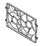 8W0121207C - Cooling System: Fan Shroud for Audi: A8 Quattro, Q7, Q8, RS6 Avant, RS7 Sportback, S6, S7 Sportback, SQ7 Image