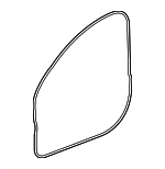 C2Z13660 - : Door Weather-Strip for Jaguar: XF, XFR, XFR-S Image