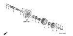 22816P6H003 - Transmission - Automatic: RING, SEAL (35MM) for Honda Image