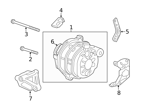 Alternator for 2012 Honda Civic #0