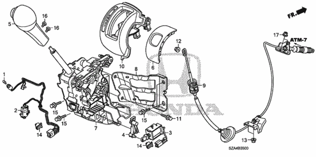 Select Lever for 2010 Honda Pilot #0