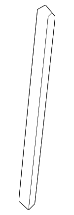 214969BT3B - Cooling System: Radiator Assembly Side Seal for Nissan Image