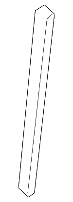 214969BT3C - Cooling System: Radiator Assembly Side Seal for Nissan Image