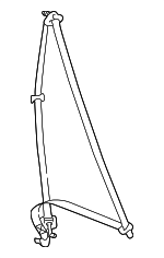 888702D501ZE - : Belt &amp; Retractor for Hyundai Image