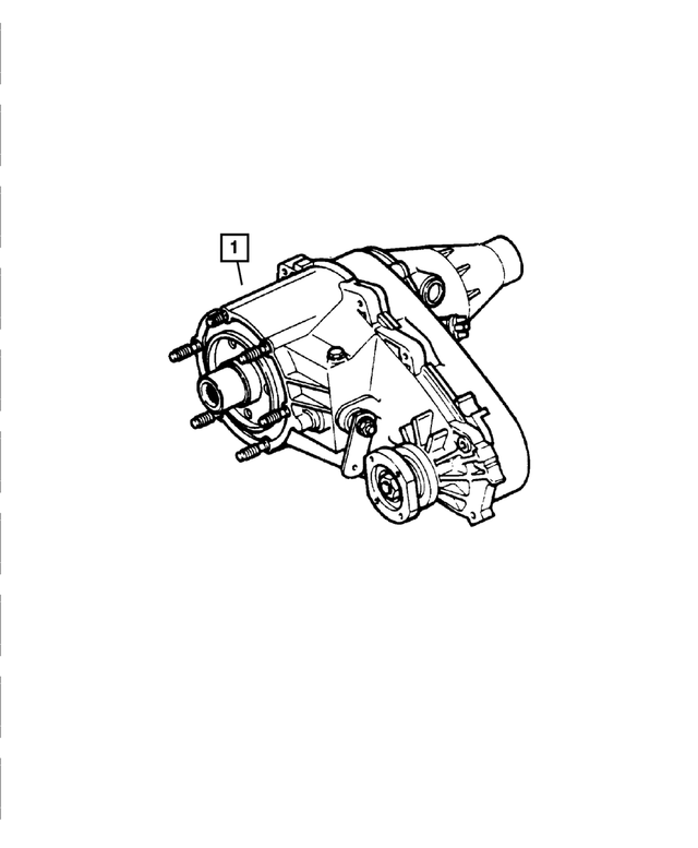 52105959AC - Transfer Case Model 133 [DH6]: Nvg133 Transfer Case for Mopar Image image