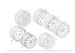 66031029 - Wheels: Disc Wheel for Mercedes-Benz Image