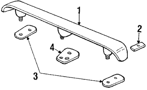 Rear Spoiler for 1986 Toyota Supra #0