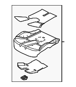 LR104956 - Body: Seat Cushion Pad for Land Rover: Range Rover Image