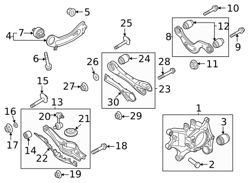 Rear Suspension for 2025 Kia K5 #6