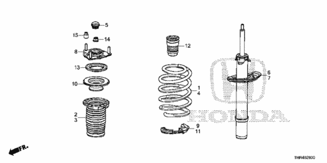 Front Shock Absorber for 2021 Honda Odyssey #0