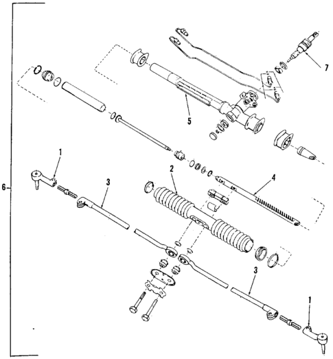 Steering Gear & Linkage for 1989 Buick Skyhawk #1
