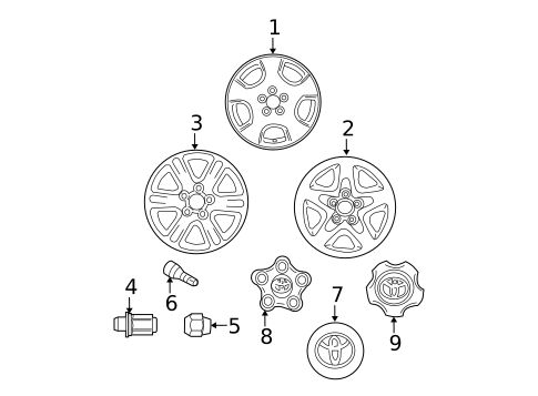 Wheels for 2001 Toyota Highlander #0