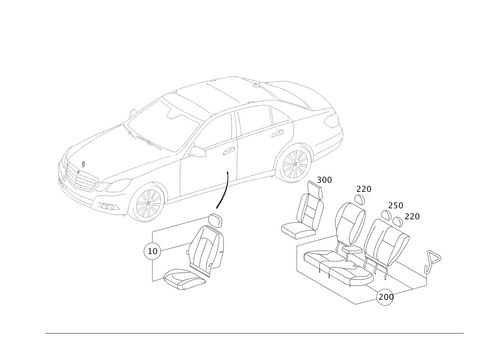 Seat Covers for 2011 Mercedes-Benz E550 #0