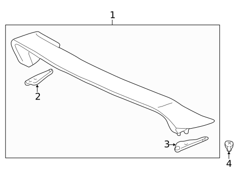 Spoiler for 2001 Acura Integra #0