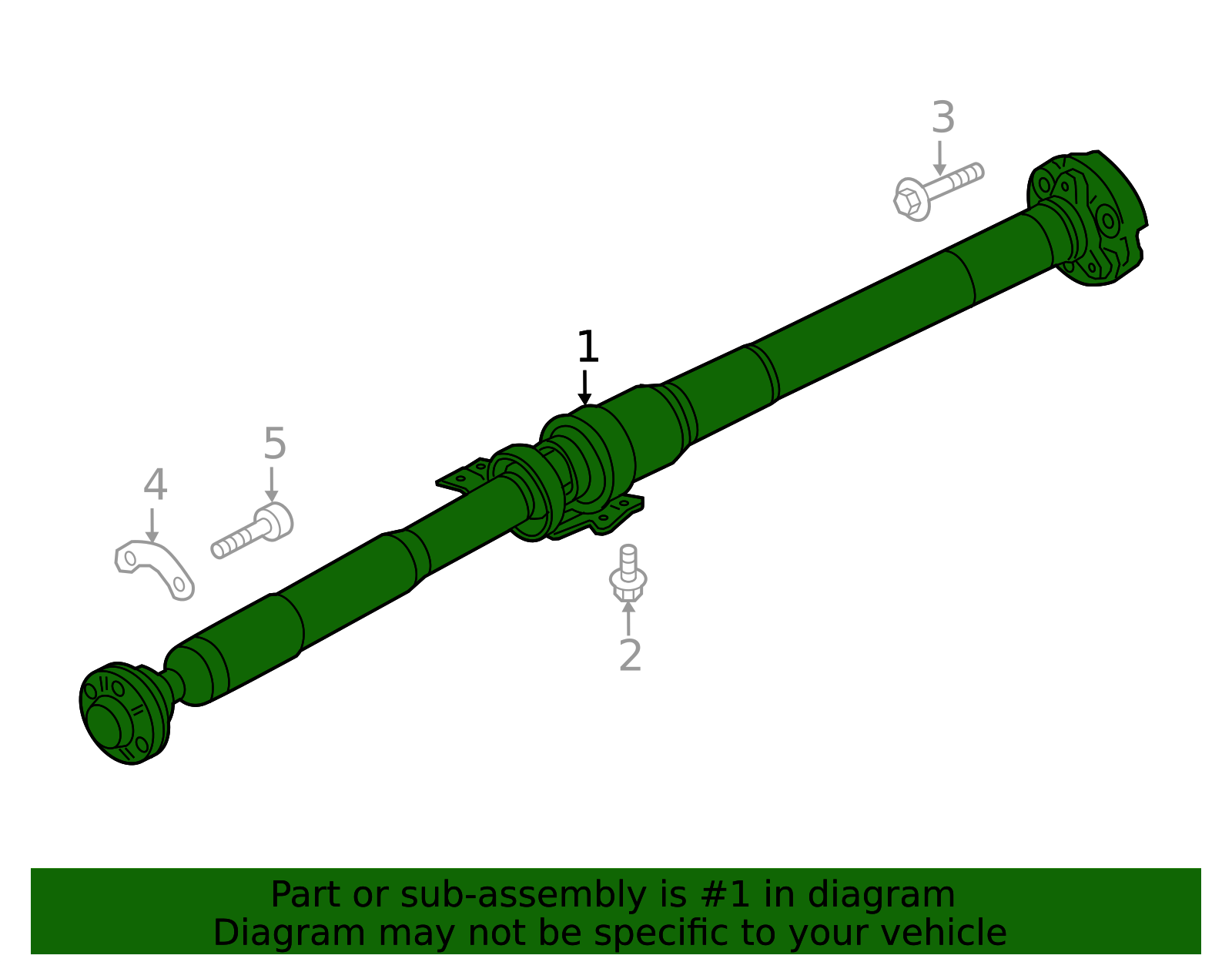 2012-2016 Porsche Panamera Drive Shaft 970-421-011-04 | Gaudin Porsche Parts